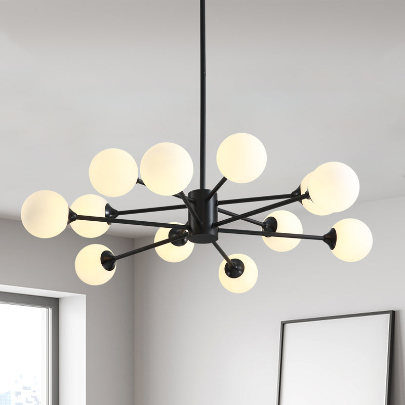 Normcore Black Globe 12 Lights Ceiling Lamp