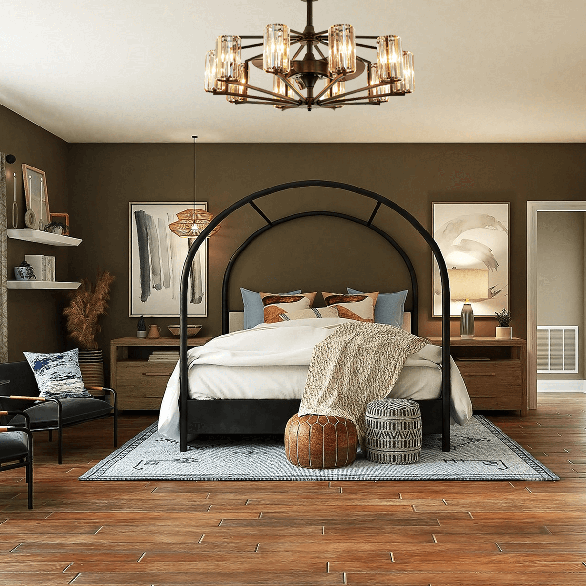 Chicago Wheel | 2023-Edition Decorative Luxury Mid-Century Modern Chandelier