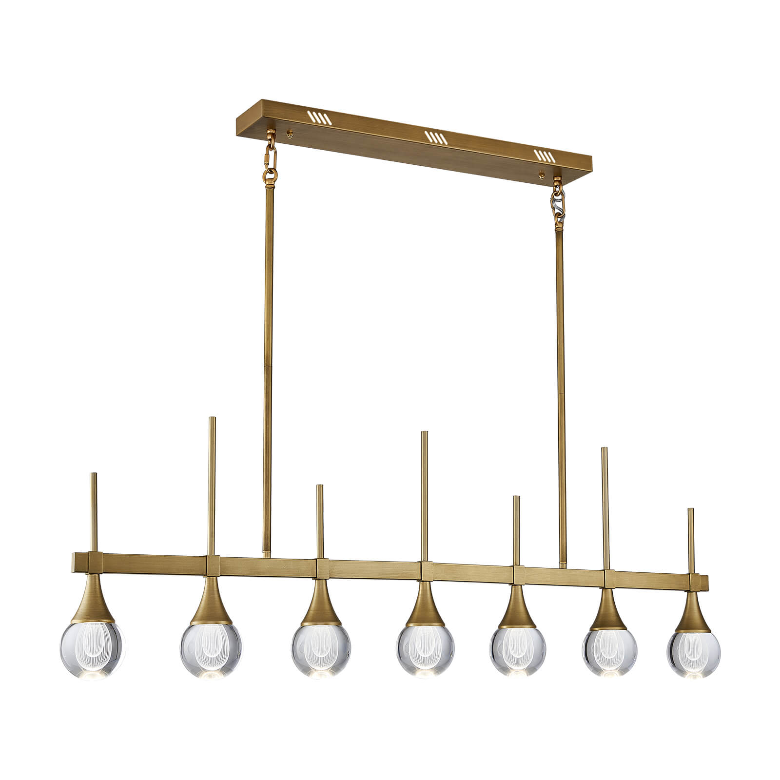 Moooni® Sputnik 7 Lights Drop-shaped Globe Crystal Chandelier